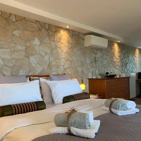 Doormat# Wait 'n Sea, Jacuzzi, Luxury Stone House Epanomi