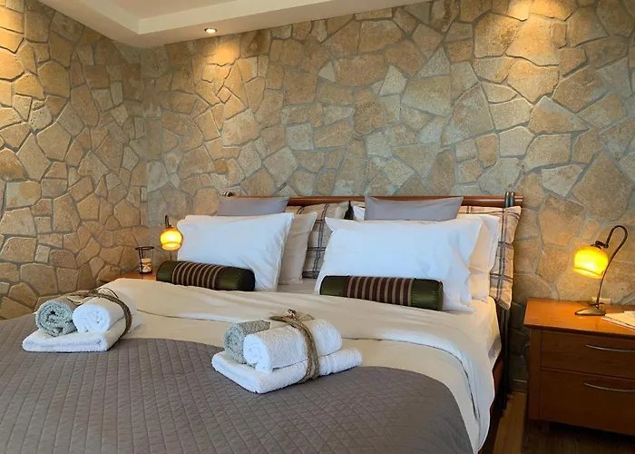 Lägenhet Doormat# Wait 'n Sea, Jacuzzi, Luxury Stone House Epanomi