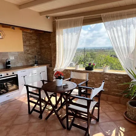 Doormat# Wait 'n Sea, Jacuzzi, Luxury Stone House Daire Epanomi