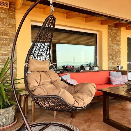 Doormat# Wait 'n Sea, Jacuzzi, Luxury Stone House Epanomi