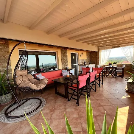 Doormat# Wait 'n Sea, Jacuzzi, Luxury Stone House Epanomi