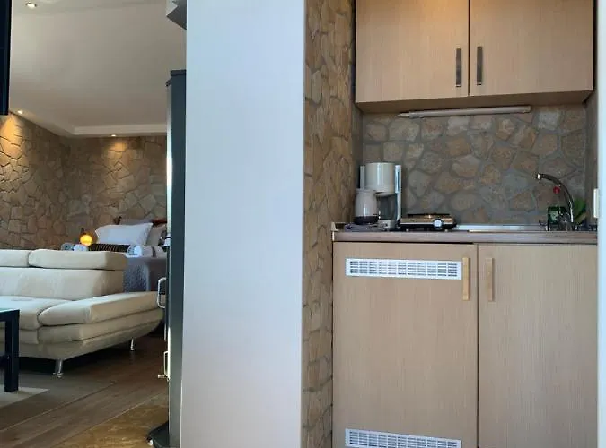 Apartamento Doormat# Wait 'n Sea, Jacuzzi, Luxury Stone House Epanomí